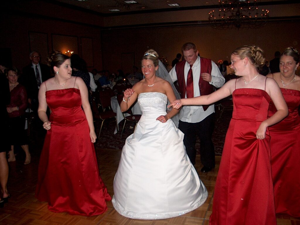 bride dances